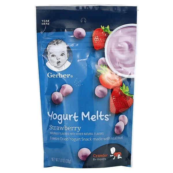 Gerber Yogurt Melts Strawberry 28g (8+ Months)